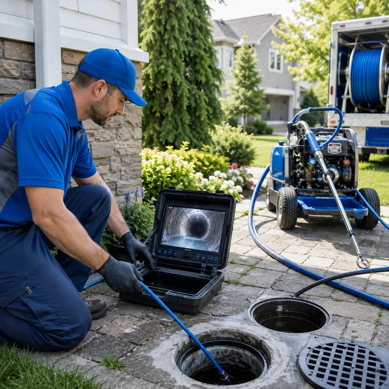 Outdoor drain cleaning professionals serving Dixfield, ME