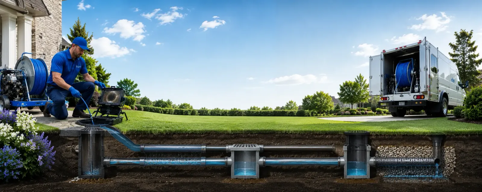 Outdoor drain cleaning information for Dixfield, ME
